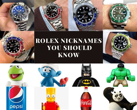 rolex nicknames style|rolex slang.